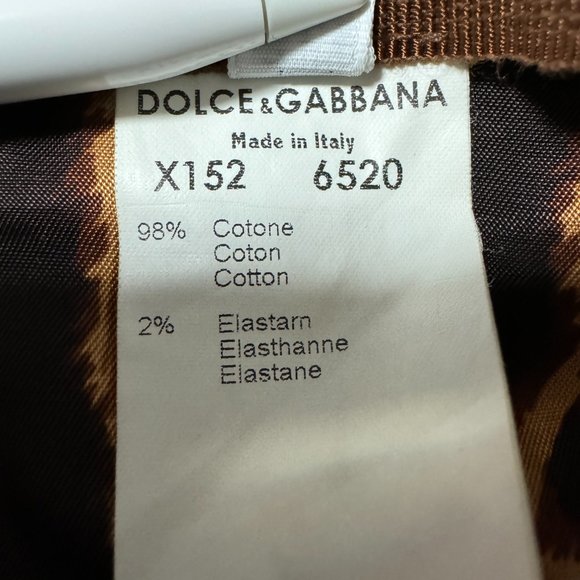 Dolce & Gabbana Animal Giraffe Print Skirt Vintage Size M, Italian 42, US6 - Picture 7 of 13